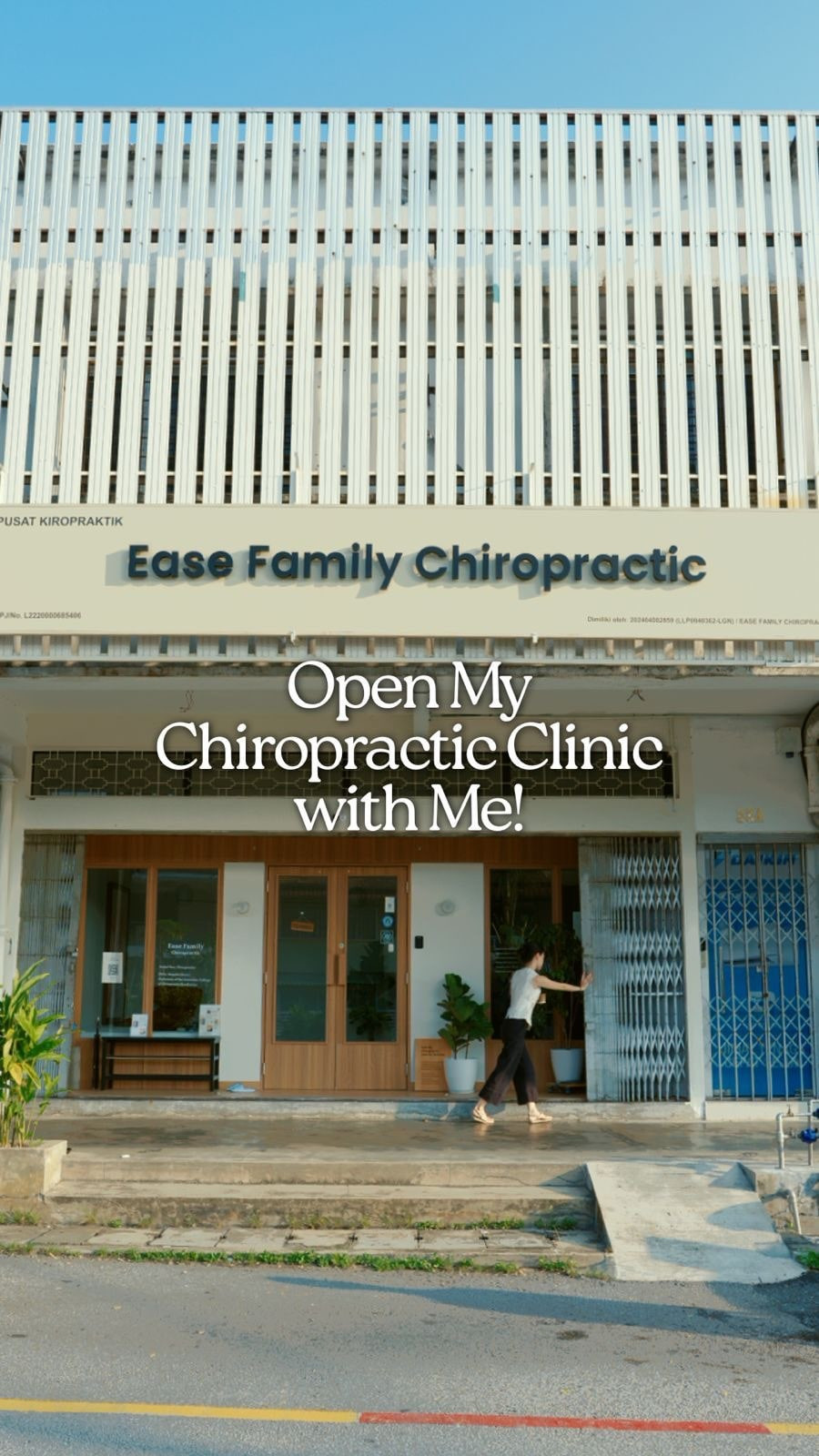 Open my chiropractic clinic with me — reel from Ease Family Chiropractic