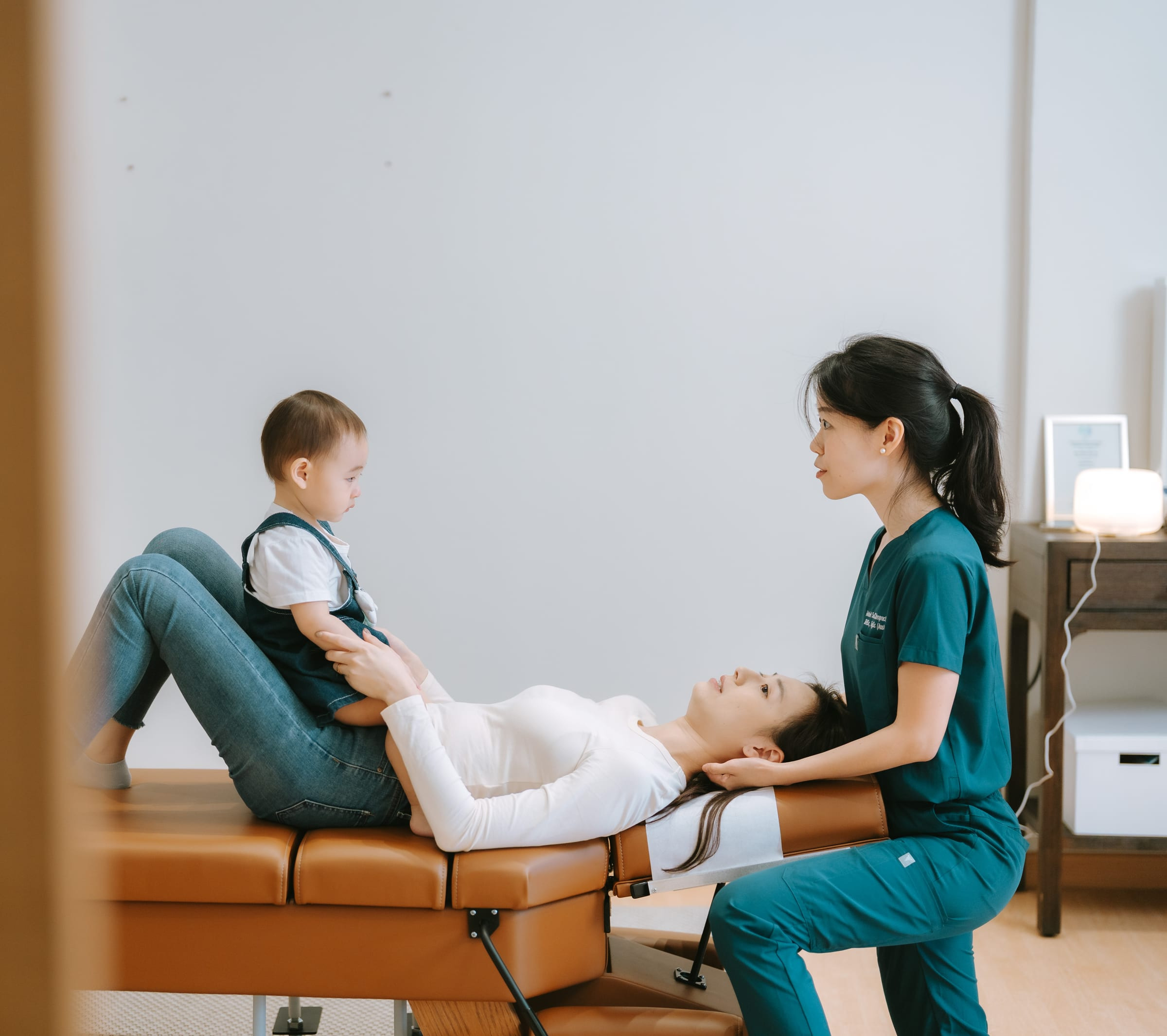 Postpartum chiropractic care for mothers at Ease Family Chiropractic in Petaling Jaya
